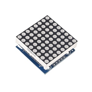 MAX7219 8x8 Dot Matrix LED Display DIY Kit 5V MCU Control Componentes electrónicos para Arduino/Raspberry Pi