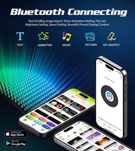 App <strong>Control</strong> Programmable <strong>Messages</strong> Scrolling <strong>LED</strong> Sign Flexible <strong>LED</strong> Sign Board for Cars Digital <strong>Display</strong> <strong>LED</strong> <strong>Matrix</strong> Panel - Product Image 2