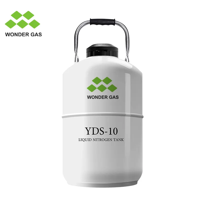 Contenedores de nitrógeno líquido YDS 10L de excelente calidad/tanques/Dewar/recipiente a presión