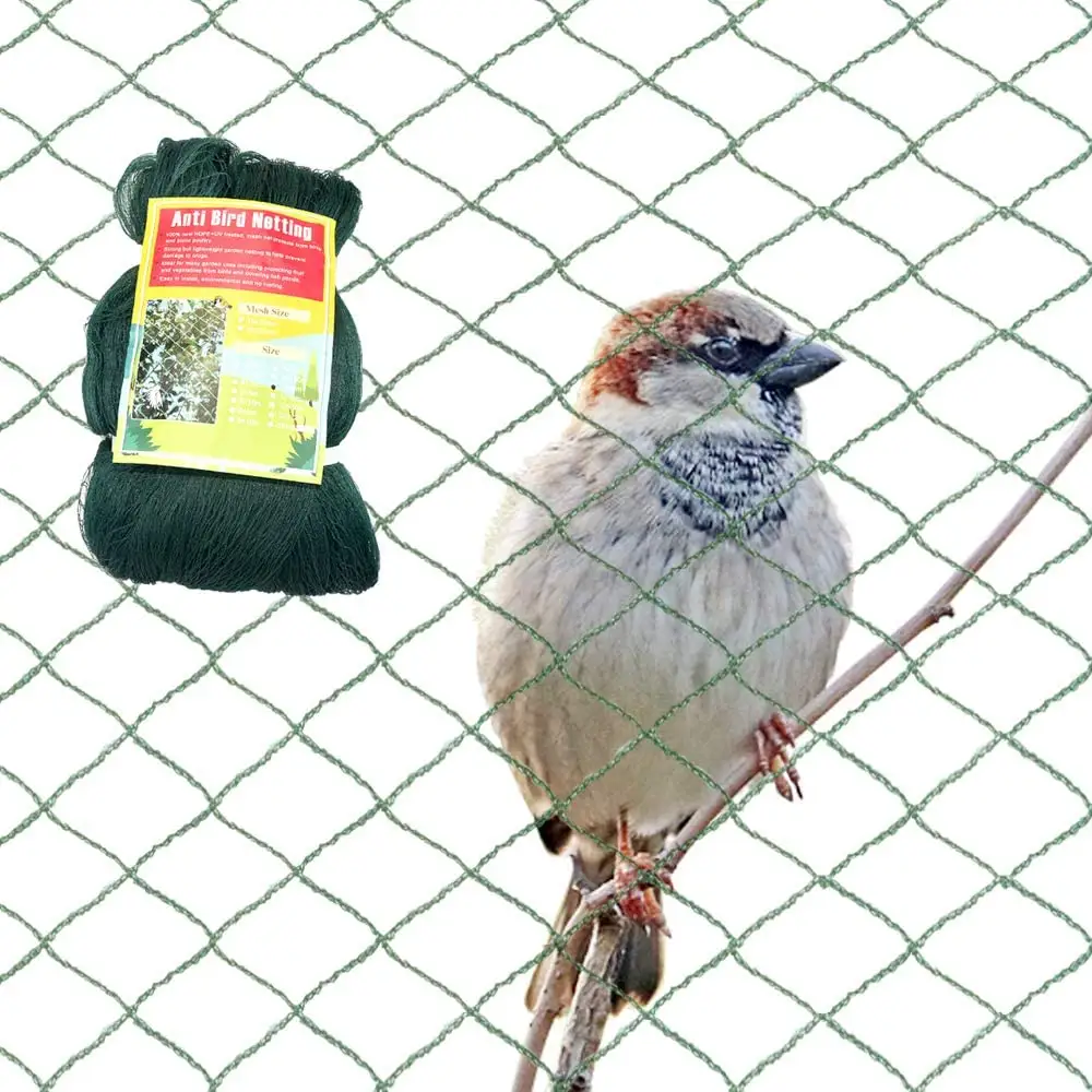 Polietilene ad alta densità anti-uccello rete di rete di rete/uccello di rete trappola/hdpe anti-uccello di rete