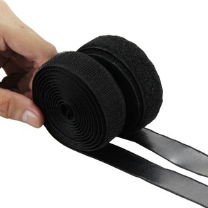 Tela autoadhesiva versátil Cinta de bucle de gancho de hierro sin costuras No coser para cinta mágica para una fácil aplicación Fijación fuerte - Product Image 1