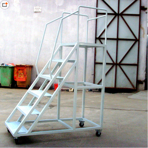 Kho ổn định cao lối đi cán nền tảng thang hàng hóa thiết bị lưu trữ cán thang - Product Image 5