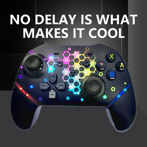 Nuovo arrivo senza fili Controller di gioco Joystick con luce RGB per nintendo switch Bluetooth Controller di gioco per Switch Pro - Product Image 5