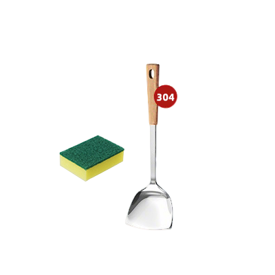 สีดำ - ไม้พาย+ฟองน้ำ