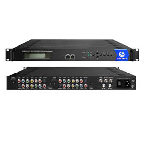 Trasmissione TV digitale 4 canali HD SDI Encoder modulatore dvb-t mpeg2/h.264 Encodeing CATV QAM ATSC ISDB modulatore COL5011U