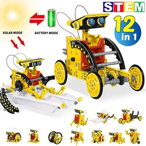 DIY Solar Robot Kits High-Tech Science Toy 12 in 1 Develop Educational Solar Powered <strong>Learning</strong> Robotic <strong>Programming</strong> Toys for Boys - Product Image 2