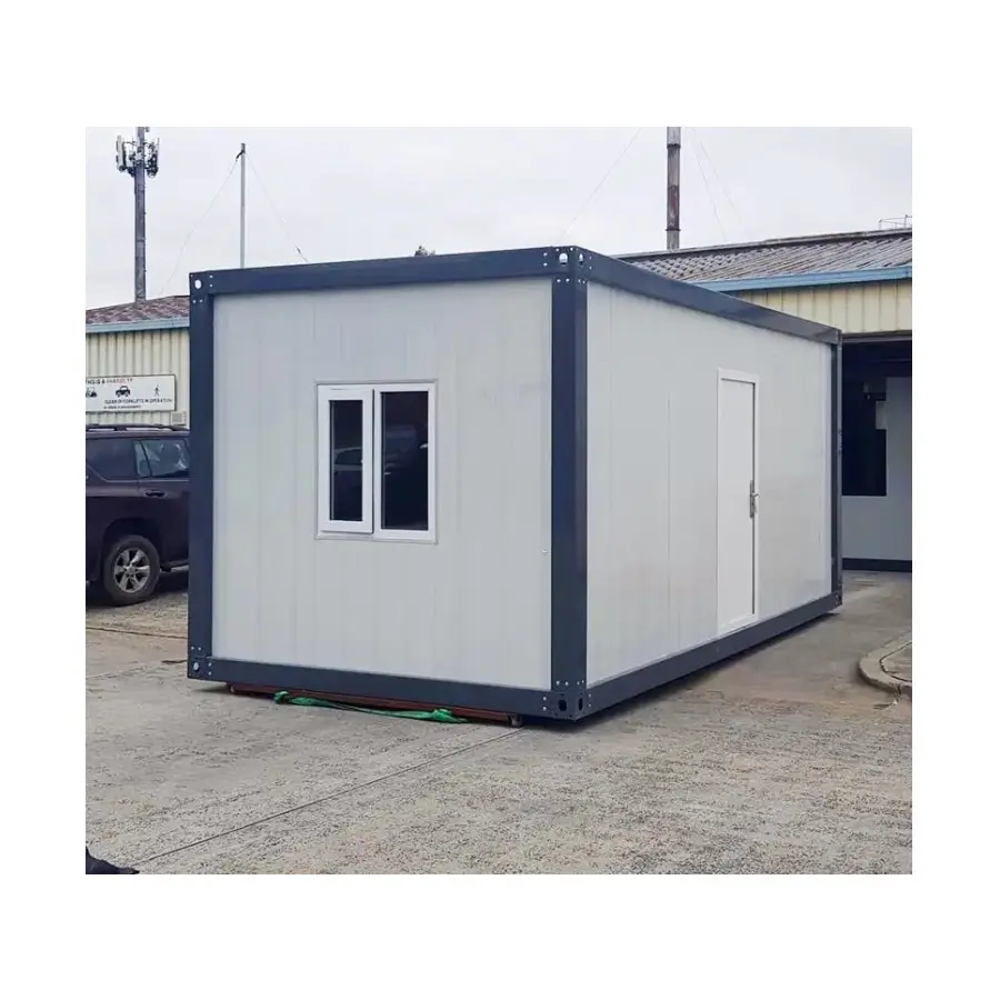 Casa Modulaire Prefab Afneembare Flat Pack Container Kleine Huizen Klaar Om Te Verzenden Levende Pod Kantoor Outdoor Cabine Kit Container Huizen