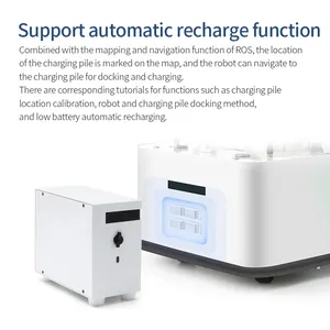Open Source Differential Service Robot S100 Automatisches Aufladen des Rad motors ROS Mapping SLAM Navigation Raspberry Pi - Product Image 5
