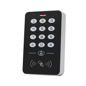 Standalone 125KHz RFID <strong>Keyboard</strong> <strong>Access</strong> Control Keypad Waterproof Cover <strong>Controller</strong> 10pcs Keyfobs for Door <strong>Access</strong> Control System
