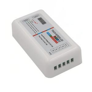 DC 12V-24V умный беспроводной RGB полоска света контроллер сенсорный экран светодиодный диммер с 6A выходной ток RF пульт дистанционного управления - Product Image 4