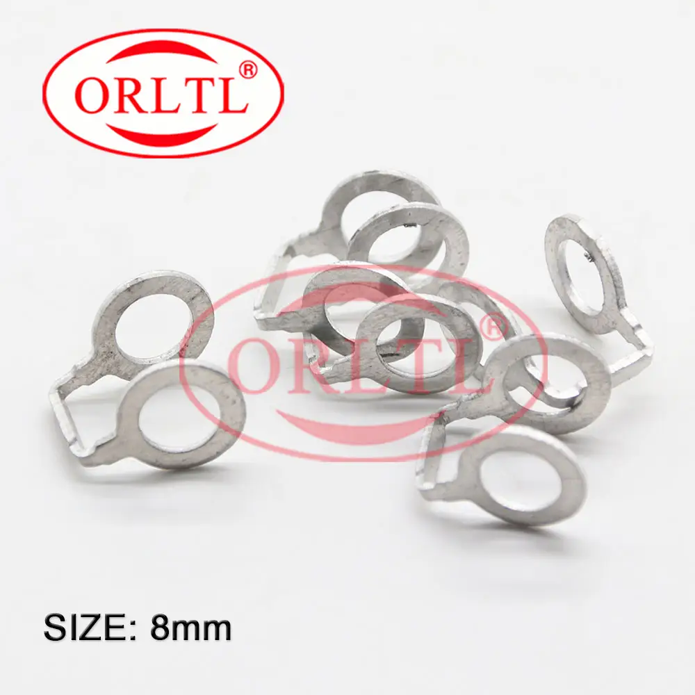 ORLTL OR1020 8 millimetri Kit Ugello Iniettore di Carburante Diesel Rondella di Rame Iniettore Shim Shim Pad di Rame Per Denso Iniettore 5 pz/borsa