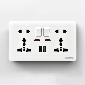 เต้ารับติดผนังแบบ USB TAP C คู่พร้อม GPO และ Power Point 3ขาซึ่งจัดอันดับ16A IP54 2พอร์ตมาตรฐานออสเตรเลีย - Product Image 1