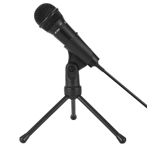 SF-910 Wired Microphone 3.5mm Microphone With Tripod Computer Microphones