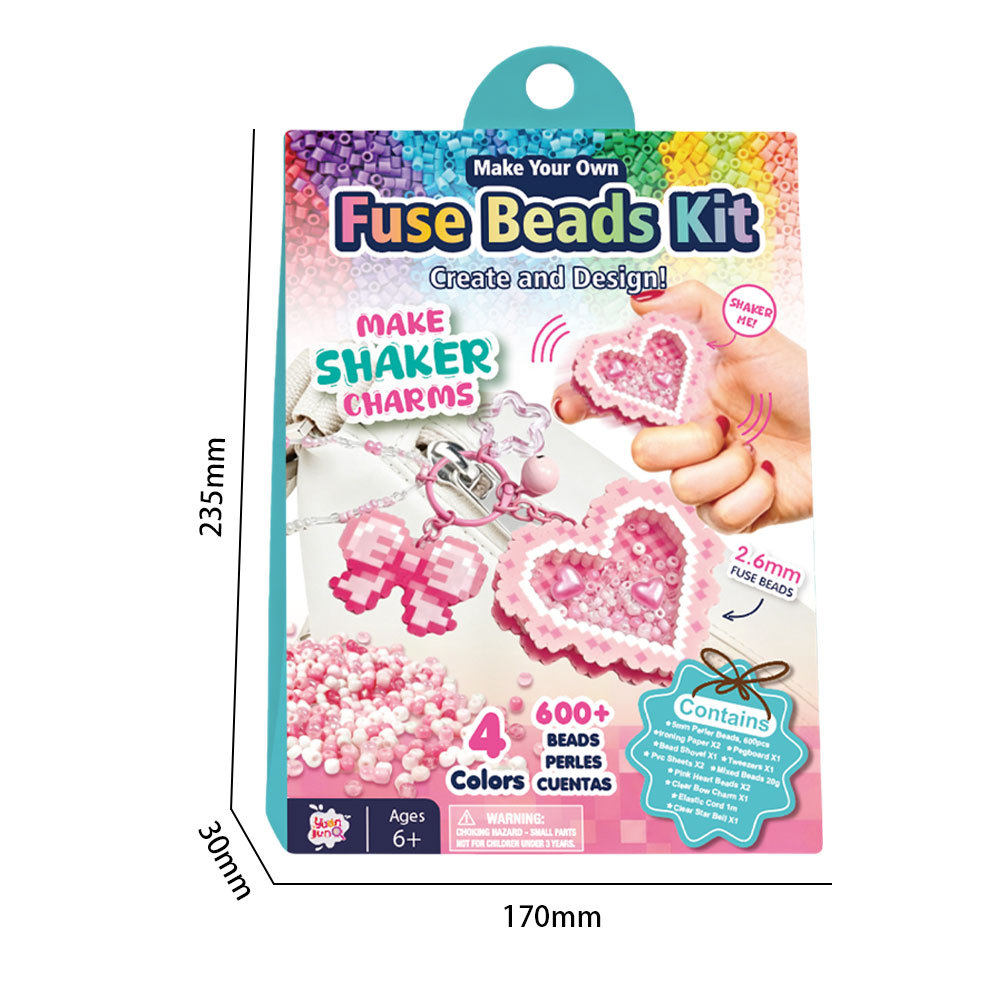 Shakers de perles de fusible de 2,6 mm pour cœur