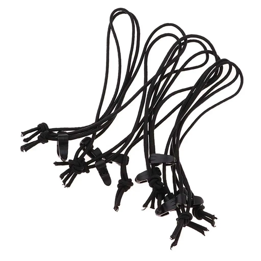 Accessories For Camping Hiking Travel Black 10 Pieces Web Strap Cord Buckles Clips Elastic String Clamp