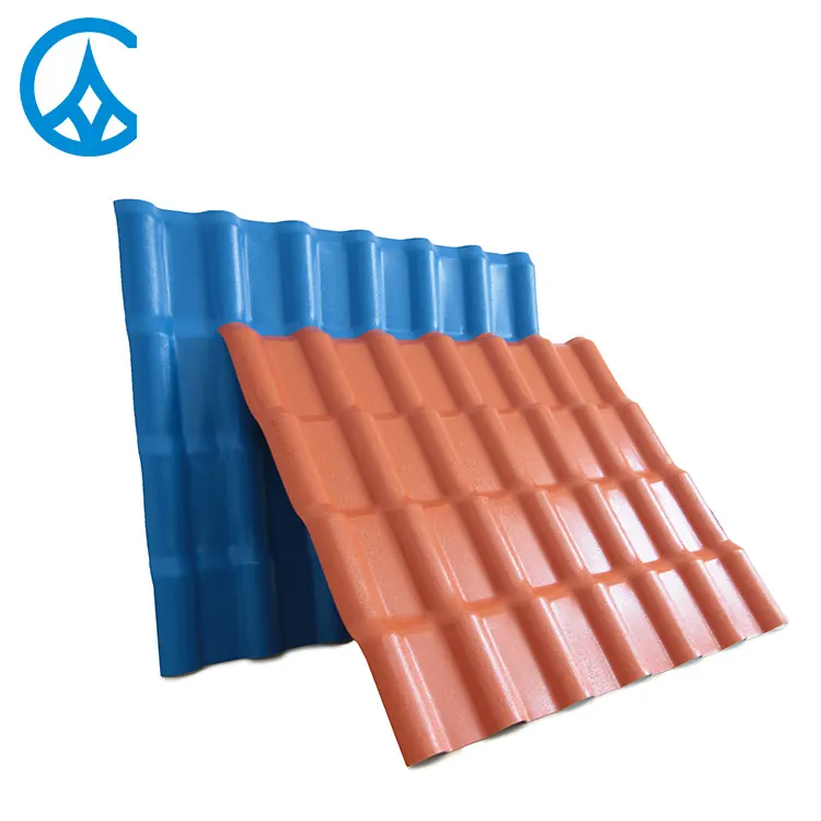 asa synthetic houses building materials trade colored corrugated rooftiles sheets plastic pvc manufactures resin roofing tiles