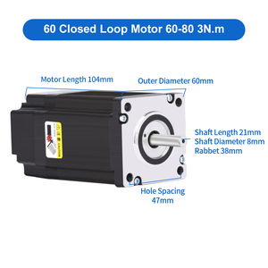 Servo motore passo-passo ad anello chiuso 3Nm con Driver HB808C per apparecchiature elettroniche - Product Image 4