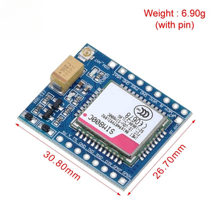 SIM800C GSM GPRS-Modul 5V/3,3 V TTL-Entwicklungs platine IPEX mit blauem Zahn und TTS für Ard Uino STM32 C51 für Ard Uino - Product Image 2