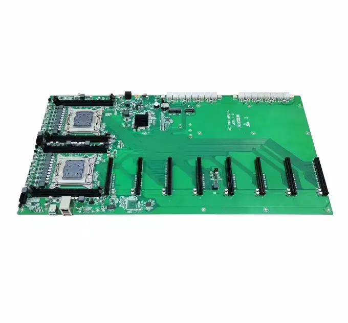 X98-8PLUS-V1.0 Motherboard X98 Aleo Computer Case 8 GPU Consumo De Energia