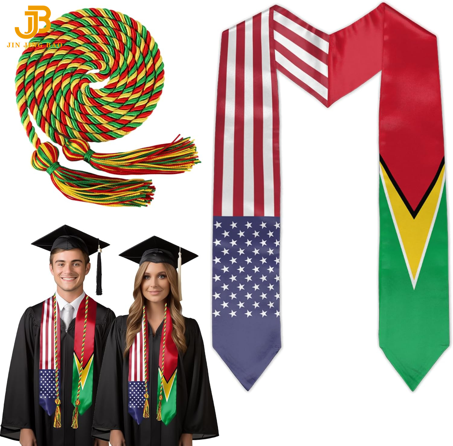 EE. UU. y Guyana Estola + Cordón de Honor