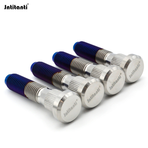 Yüksek performans 10.9 sınıf titanyum alaşım Ti-6Al-4V mavi yanmış İpucu Gr.5 araba tekerlek Hub damızlık otomobil araç durumu için yeni - Product Image 4