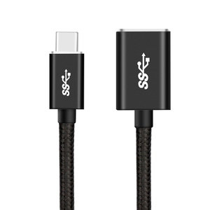 มาใหม่20เซนติเมตรถัก USB-C กับ USB 3.0หญิงอะแดปเตอร์ USB ประเภท C สาย OTG