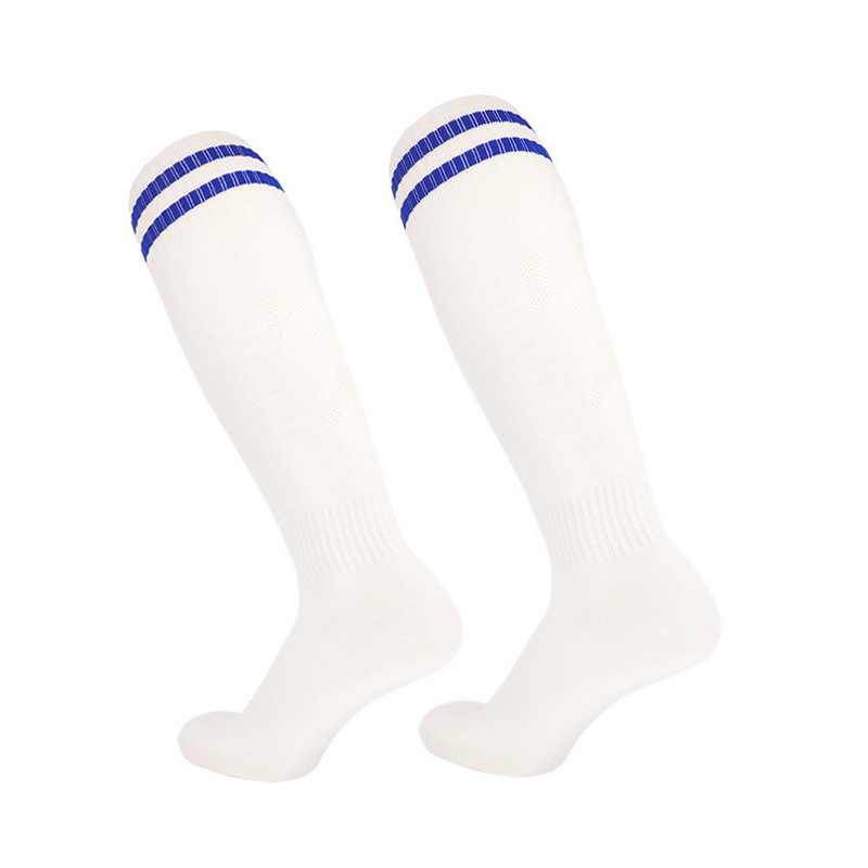 White Socks with Blue Stripes