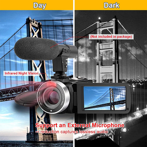 Dस्लेट 4k 30fps कैमरा बिंदु और 42mp डिजिटल कैमरा नाइट शॉट वोल्टेज कैमरा dvr 270 डिग्री घूर्णन स्क्रीन के साथ YouTube के लिए - Product Image 5