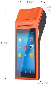 Terminal pos portátil de P58-Q5 con android, máquina de terminal pos de impresora con escáner de código de barras - Product Image 6