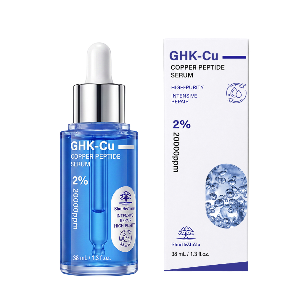 Suero Facial 2.0 de Péptido de Cobre Azul GHK-Cu al 2% de 30mL