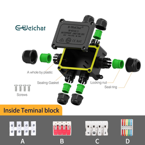 EW-M2068S-6TウェイターミナルエンクロージャーLEDランドスケープライトPA地下防水保護Ip68防水ジャンクションボックス - Product Image 4