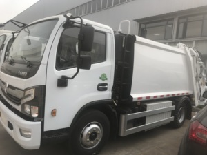 DONGFENG CAPTAIN RHD 9cbm Refuse Garbage Compactor Truck Diesel 4x2 New 6 Tyres <strong>Compacted</strong> Wastes Collecting Vehicle Good Price - Product Image 2