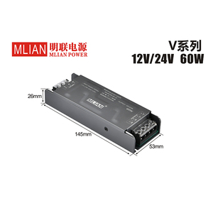 Fuente de alimentación conmutada con indicador LED 110/220V para campo de automatización industrial Certificación CE ROHS UPS - Product Image 2