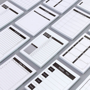 2023新产品纸张撕开记事本记事本记忆写字板每日计划每周计划清单 - Product Image 1