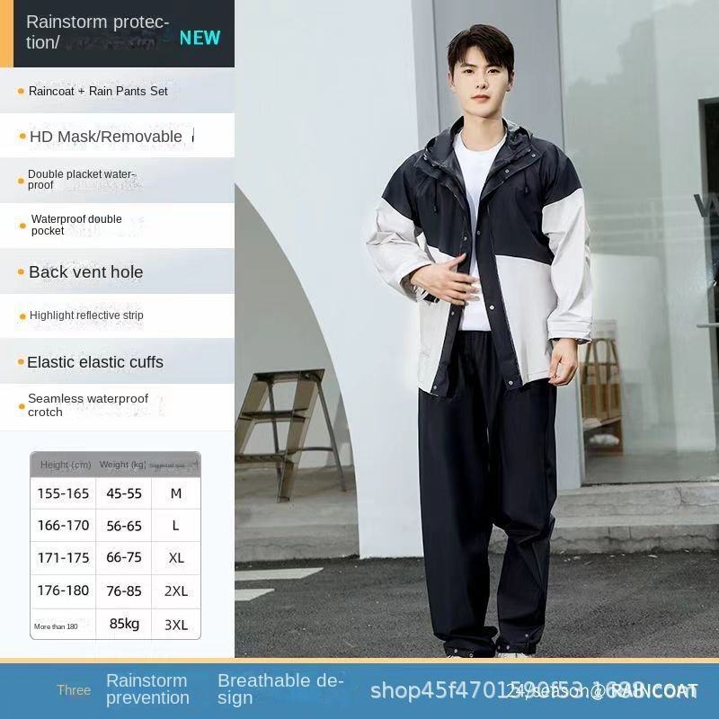 Costume blanc sort noir-pvc