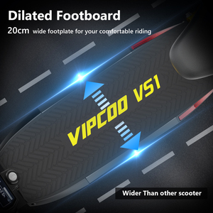 Elektrikli Scooter 2025 popüler 2 tekerlekli elektrikli kaykay VIPCOO VS1 Scooter elektrikli bisiklet yetişkin Scooter 700w abd stok - Product Image 6