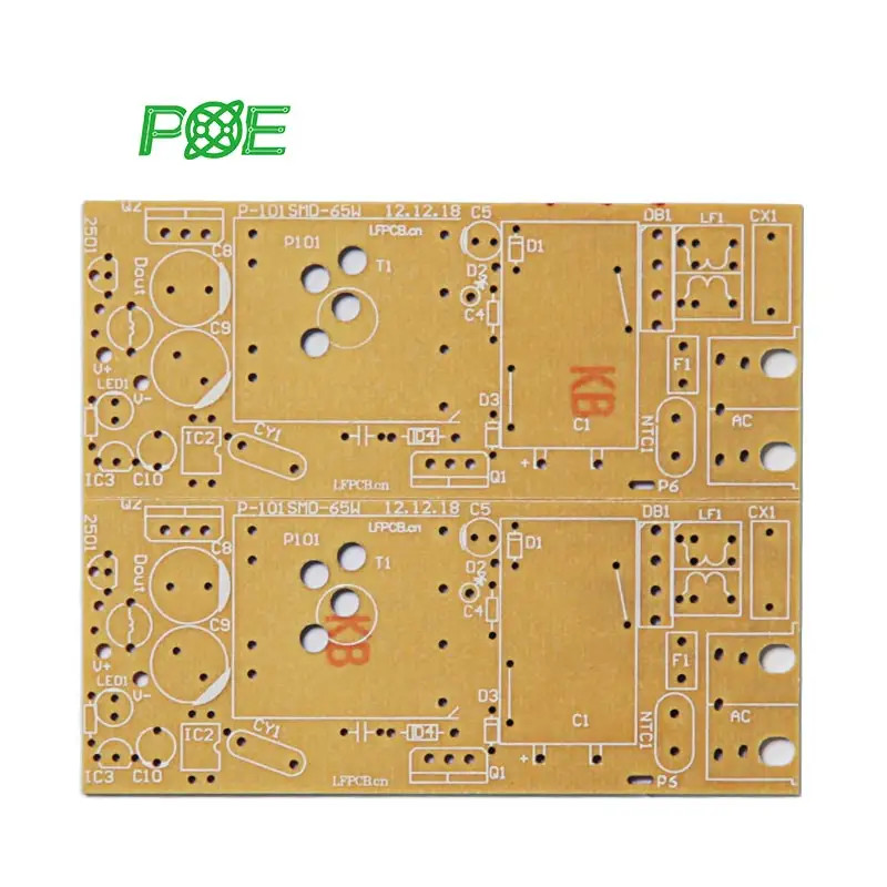 CEM1 tek katmanlı PCB seri üretim rekabetçi fiyat baskılı devre kartı tertibatı