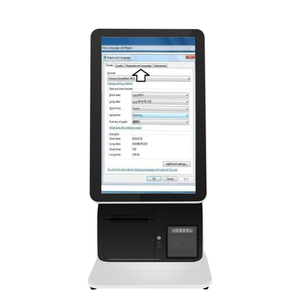 Retail Mobile <strong>Android</strong> <strong>Pos</strong> <strong>Systems</strong> Terminal All in One Fast Food Self Service Ordering Kiosk <strong>Machine</strong> for Restaurant - Product Image 2