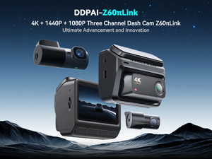 Globale Version DDPAI Z60 3-CH ADAS-Recorder mit dreifachem Aufnahme instrument Kompatibel mit WDR-Funktion - Product Image 2