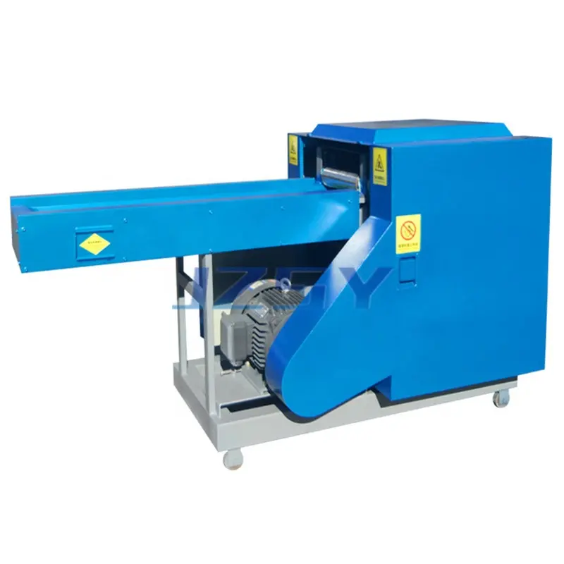 2024 máquina de corte textil de algodón de desecho de tela automática Industrial Barra de ropa equipo de reciclaje trituradora de fibra