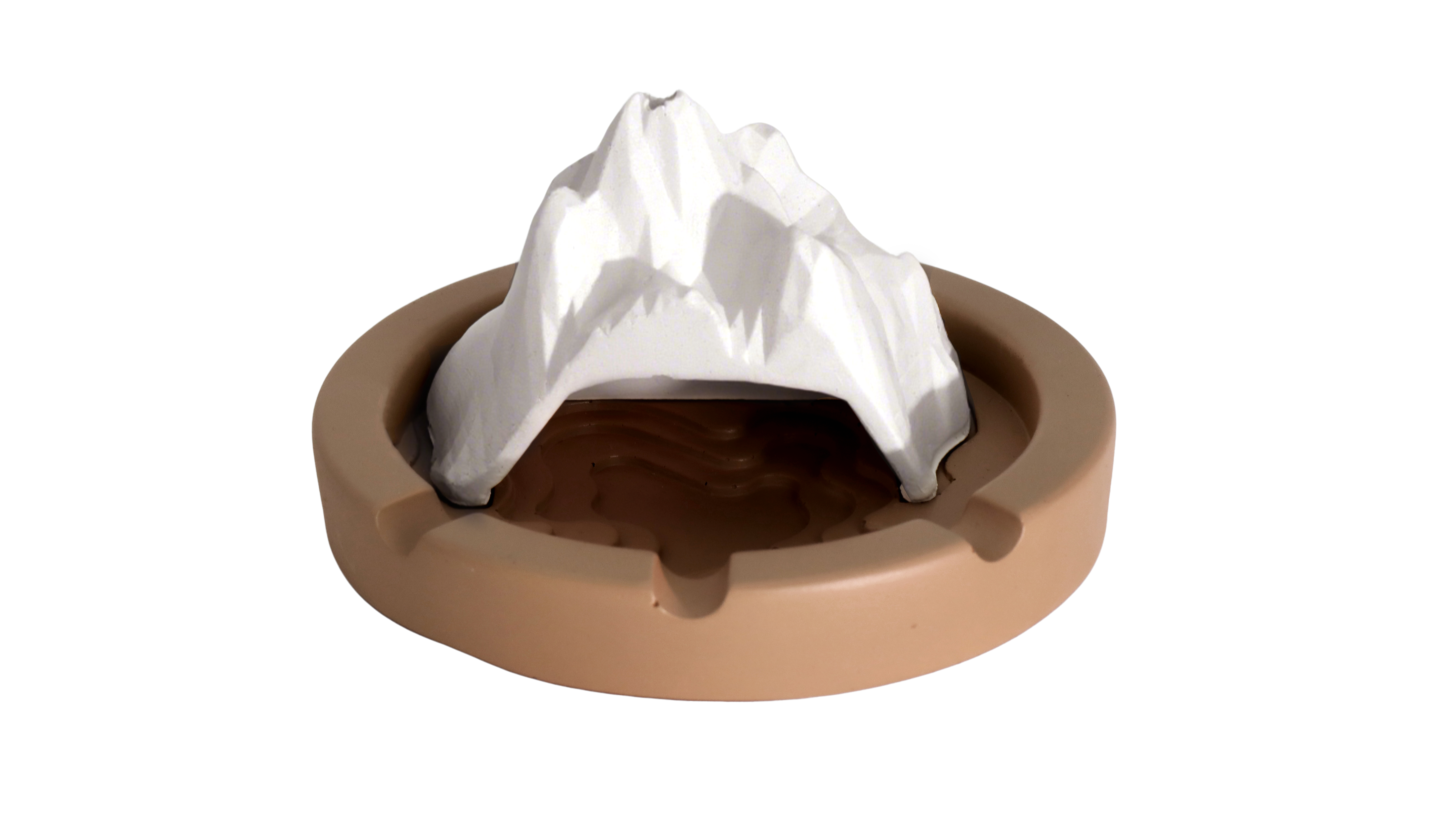 Marron & blanc