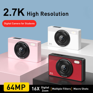 Benjie กล้องดิจิตอลนักเรียนซูม16X 64ล้านพิกเซลมินิ HD CCD CMOS เซลฟี่ทันทีจับหน่วยความจำ SD ราคาถูก - Product Image 2