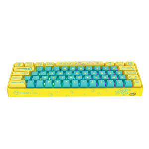 Teclado para juegos RGB de 61 teclas, retroiluminación personalizable con cable, sensación mecánica ultracompacta para PC/Mac Gamer y Typist - Product Image 4