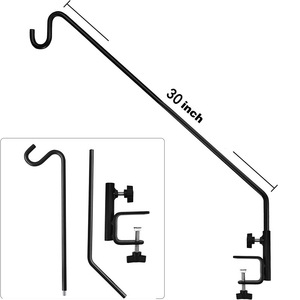 Nhiệm vụ nặng nề có thể điều chỉnh boong và đường sắt ngoài trời chim ăn cực boong Shepherd móc với treo tính năng cho sân sau birding - Product Image 2