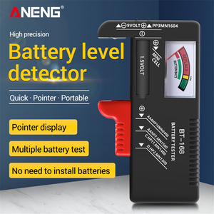 Aneng เครื่องทดสอบแบตเตอรี่ BT-168ดิจิตอล, เครื่องวิเคราะห์ความจุของแบตเตอรี่ลิเธียมเครื่องทดสอบรูปแบบลายตารางหมากรุกสำหรับเซลล์กระดุม AAA - Product Image 5
