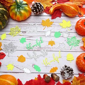Thanksgiving Fall Metal Die Cuts for Card Making Embossing <strong>Stencils</strong> Includes Maple Leaf Die Cuts <strong>Stencils</strong> Fall Leaves Cut Dies