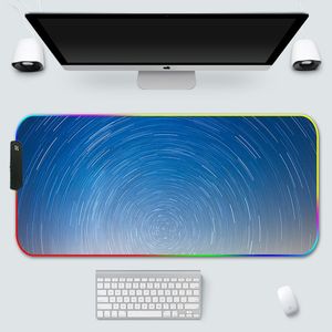 Professionale personalizzato RGB luminoso Mouse Pad RGB grande nero LED di colore magico 4mm di spessore gomma per PC Computer ufficio uso Laptop - Product Image 6