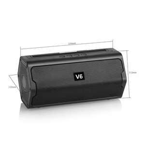高品质便携式蓝牙扬声器，带大声音低音炮调频收音机和TF/usb卡支持户外派对DC电源 - Product Image 3