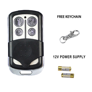 Metal Bezel 433mhz 315mhz RF Wireless <strong>Remote</strong> <strong>Control</strong> Learning <strong>Code</strong> Copy <strong>Code</strong> <strong>Fixed</strong> <strong>Code</strong> <strong>Gate</strong> Garage Door <strong>Remote</strong> <strong>Control</strong> - Product Image 4