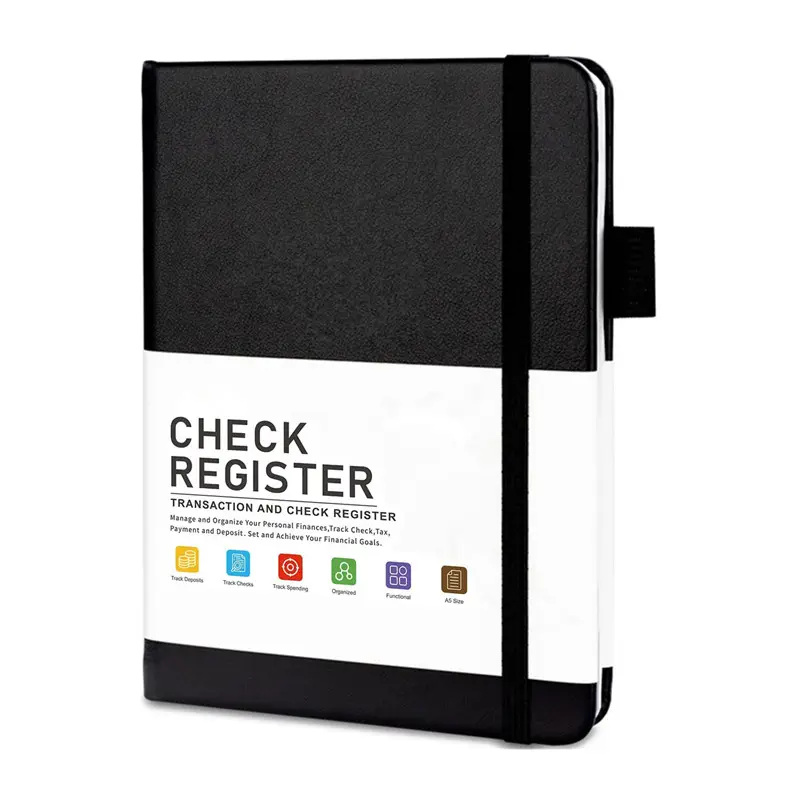 Custom Zakelijke Bankrekening Controleren Kassa Boek Notebook